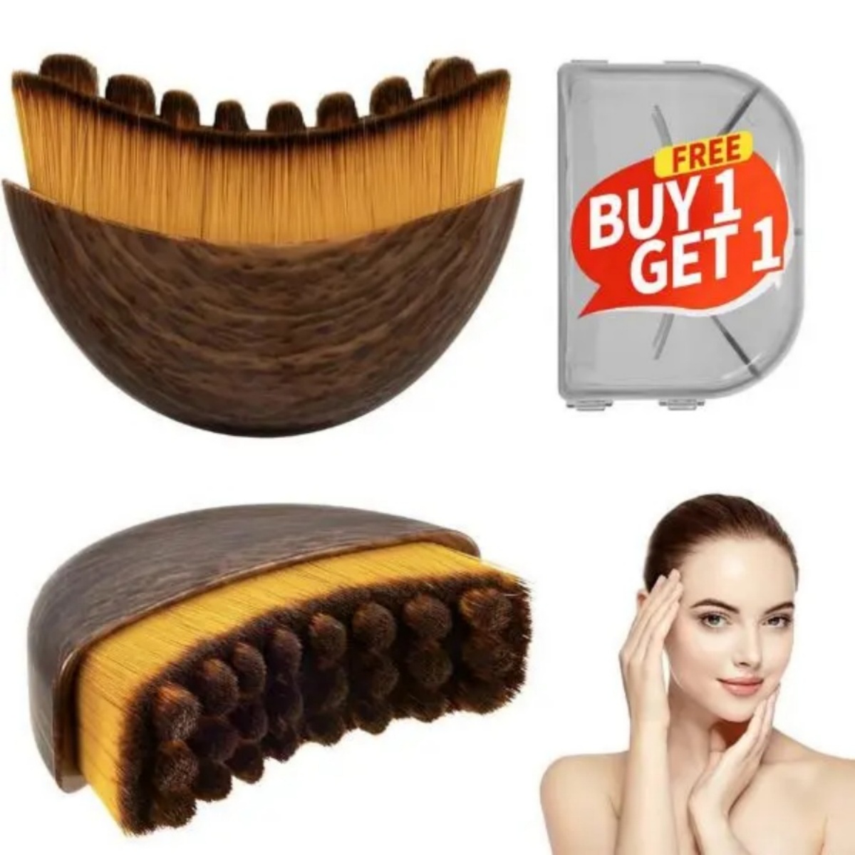 Dry Brush Body - Wooden Body Brush, Dry Brushing Exfoliating