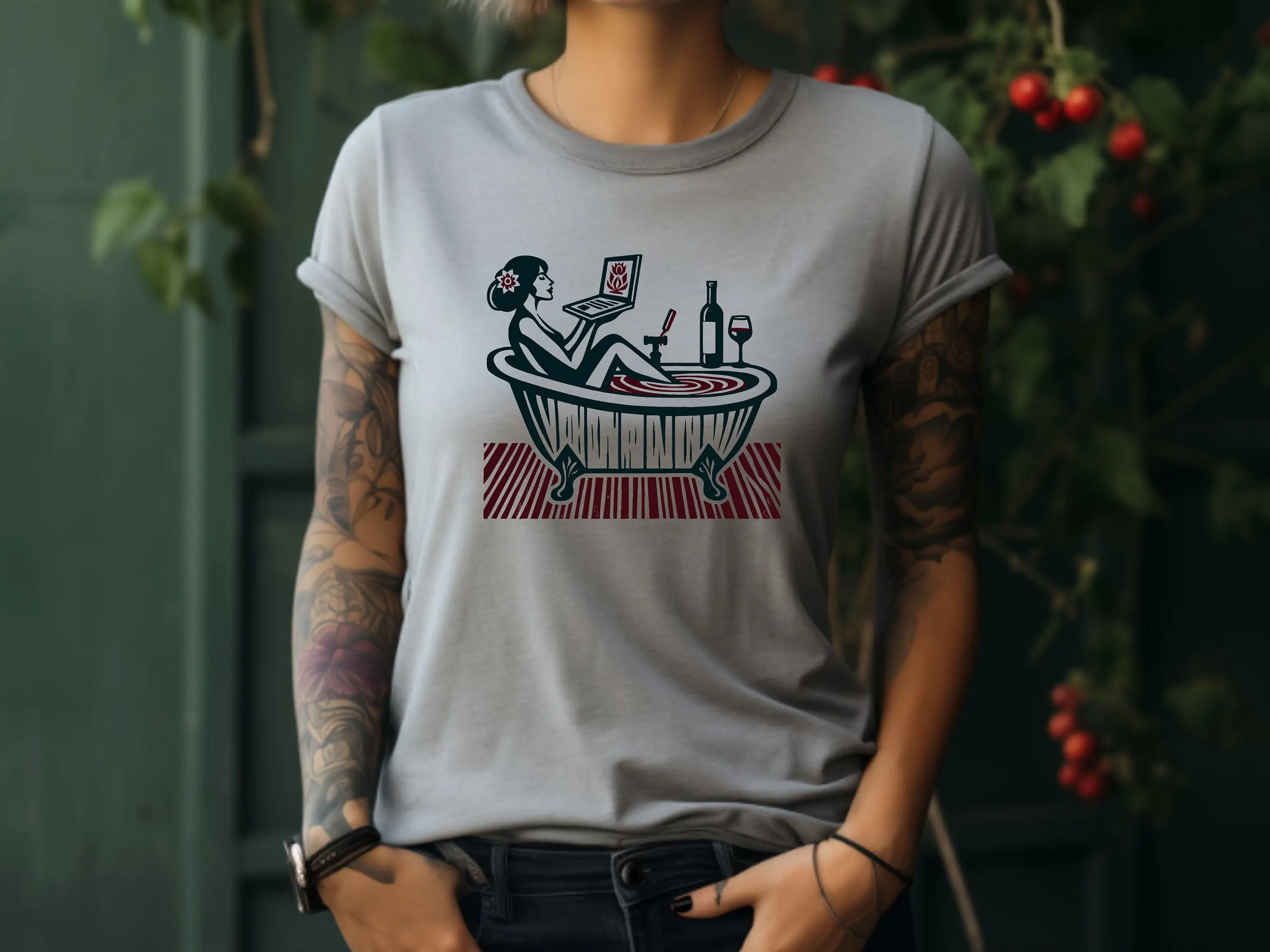 Self Care T Shirt Wine Lover B - огляд і ціна Spa Wellness Day