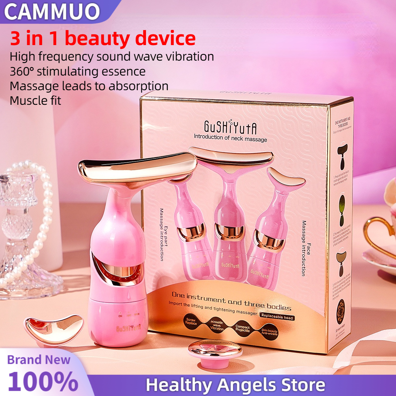 3 In 1 Face Massager Neck Faci - огляд і ціна Dry Brush Body