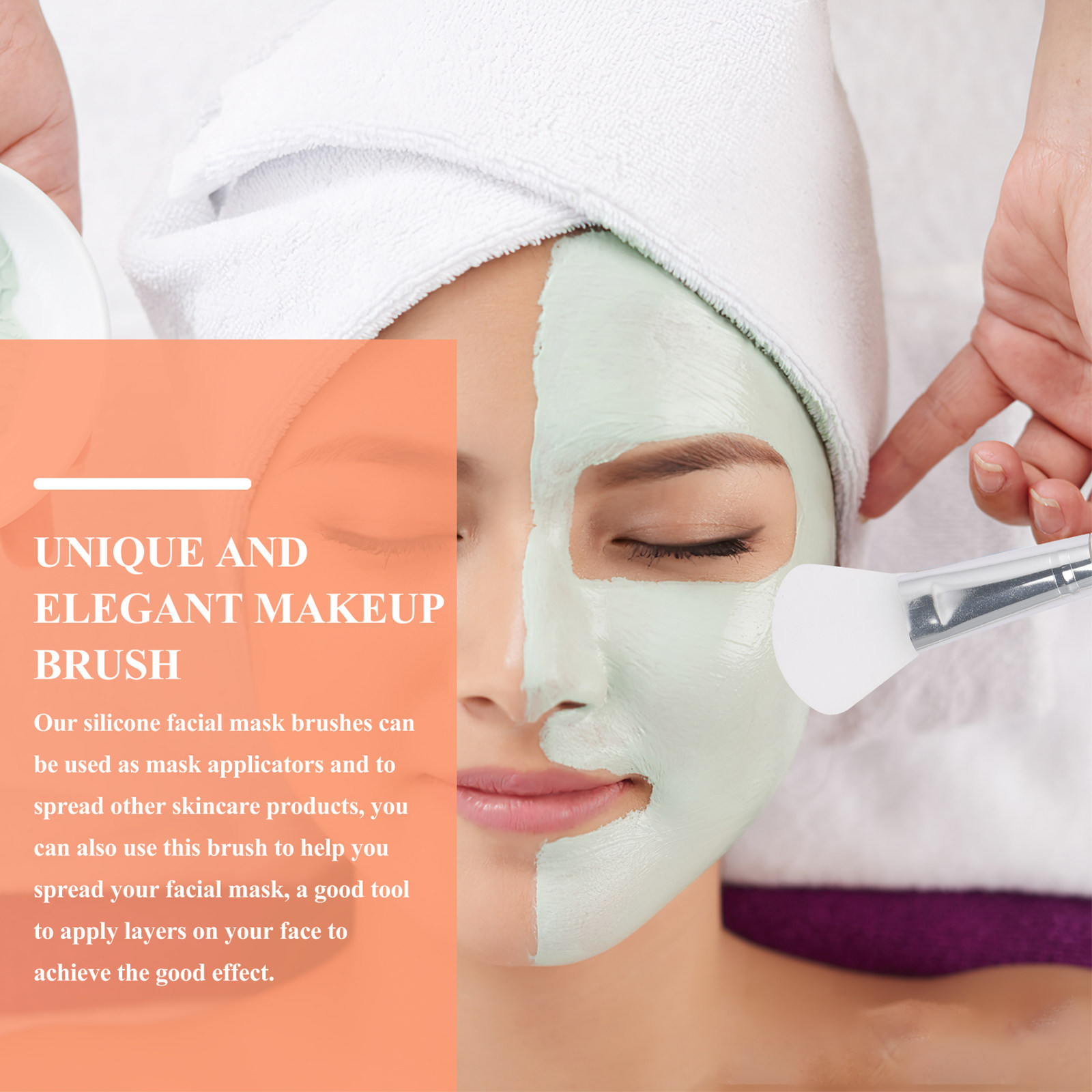 5Pcs Silicone Facial Mask Appl - огляд і ціна Dry Brush Body