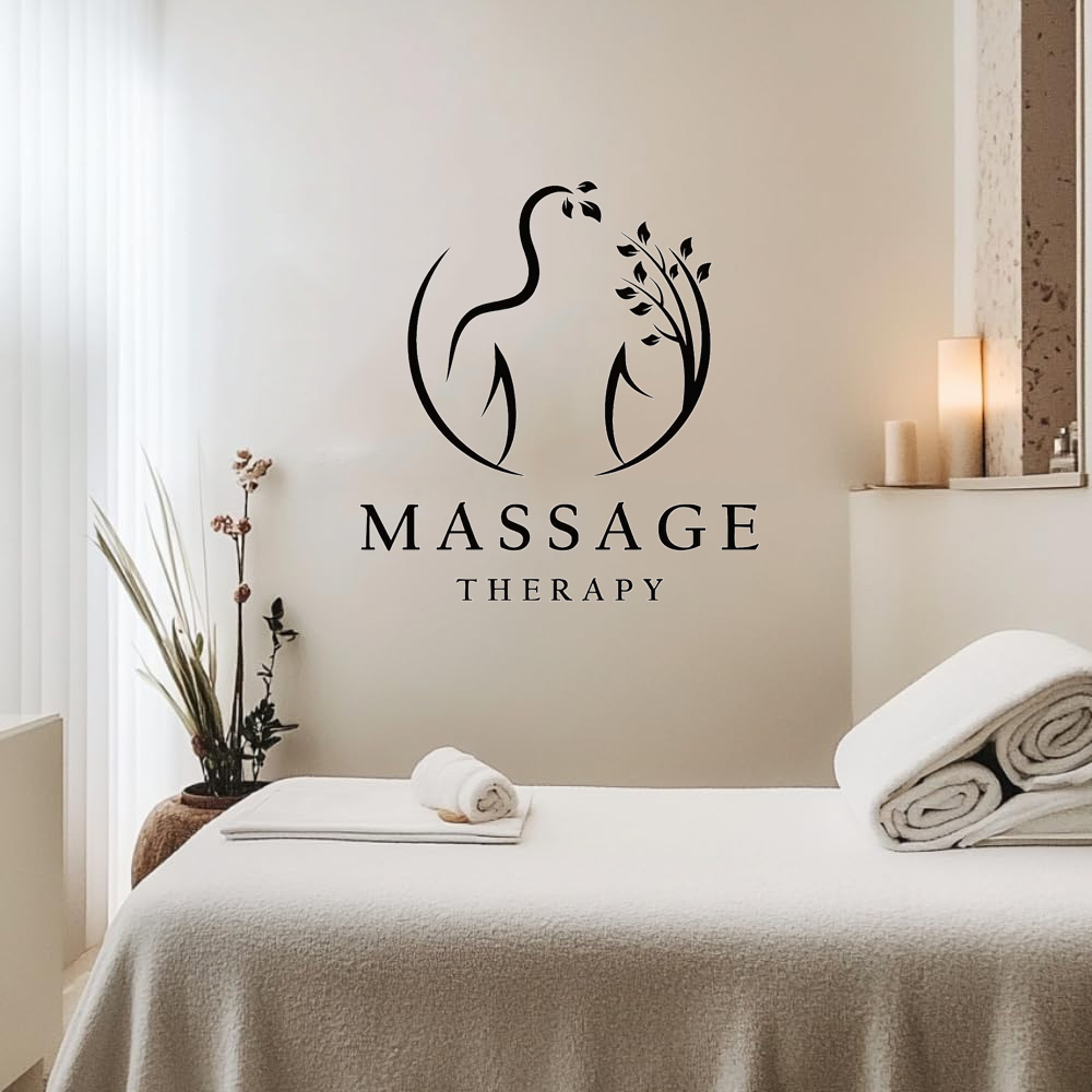 Massage Therapy Vinyl Wall Dec - огляд і ціна Wellness Spa And Massage