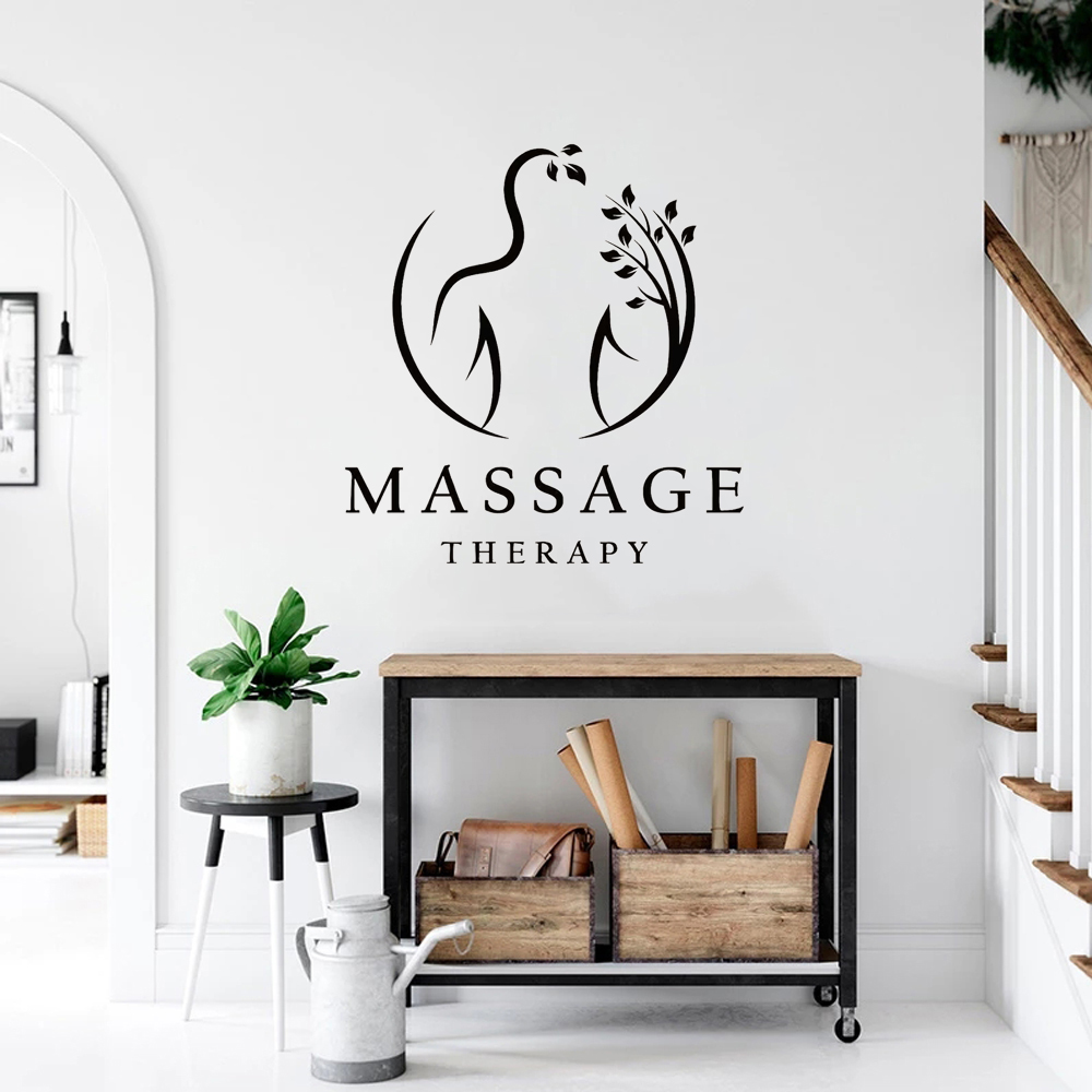 Massage Therapy Vinyl Wall Dec - огляд і ціна Wellness Spa And Massage