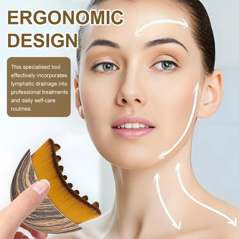 Lymphatic Contour Face Brush D - огляд і ціна Dry Brush Body