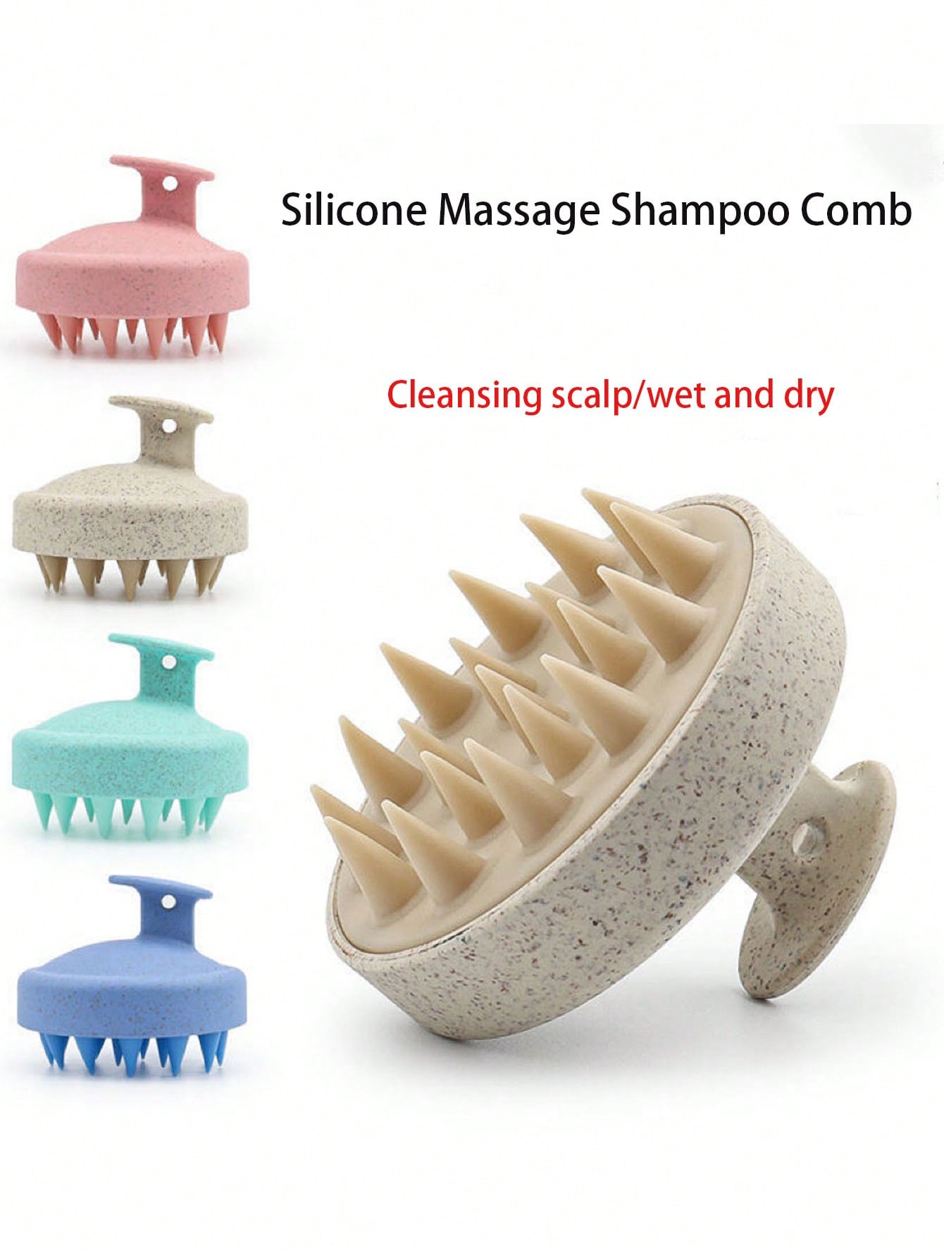 1PC Silicone Shampoo Brush Hea - огляд і ціна Dry Brush Body