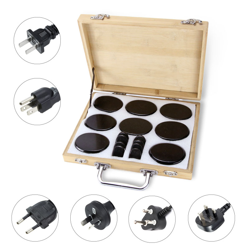 Hot Basalt Stone Massage Kit – - огляд і ціна Wellness Spa And Massage